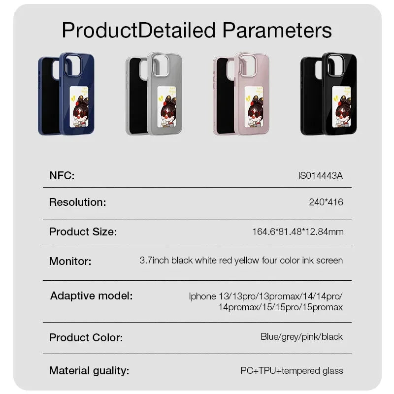 SmartInk Case – The Next-Gen NFC E-Ink iPhone Caser