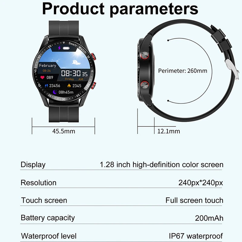 PulseGuard™ Smartwatch – Advanced Health &amp; Fitness on Your Wrist